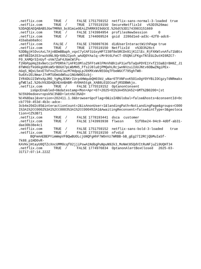 Netflix User Interaction Data Logs | PDF