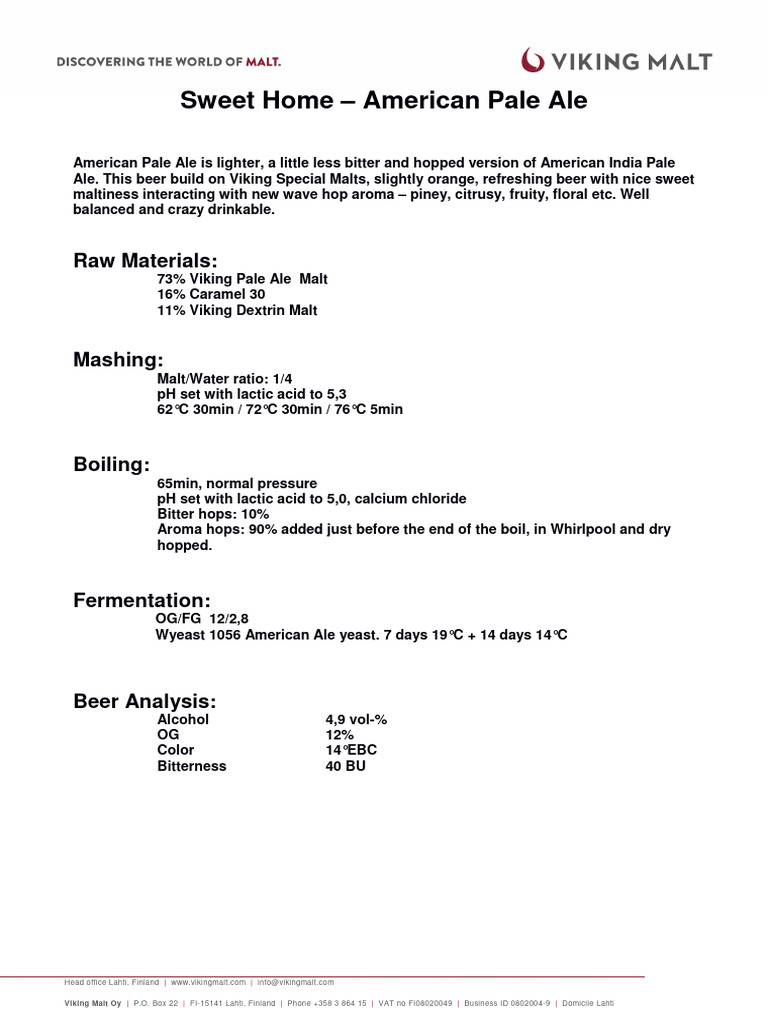 American Pale Ale | PDF