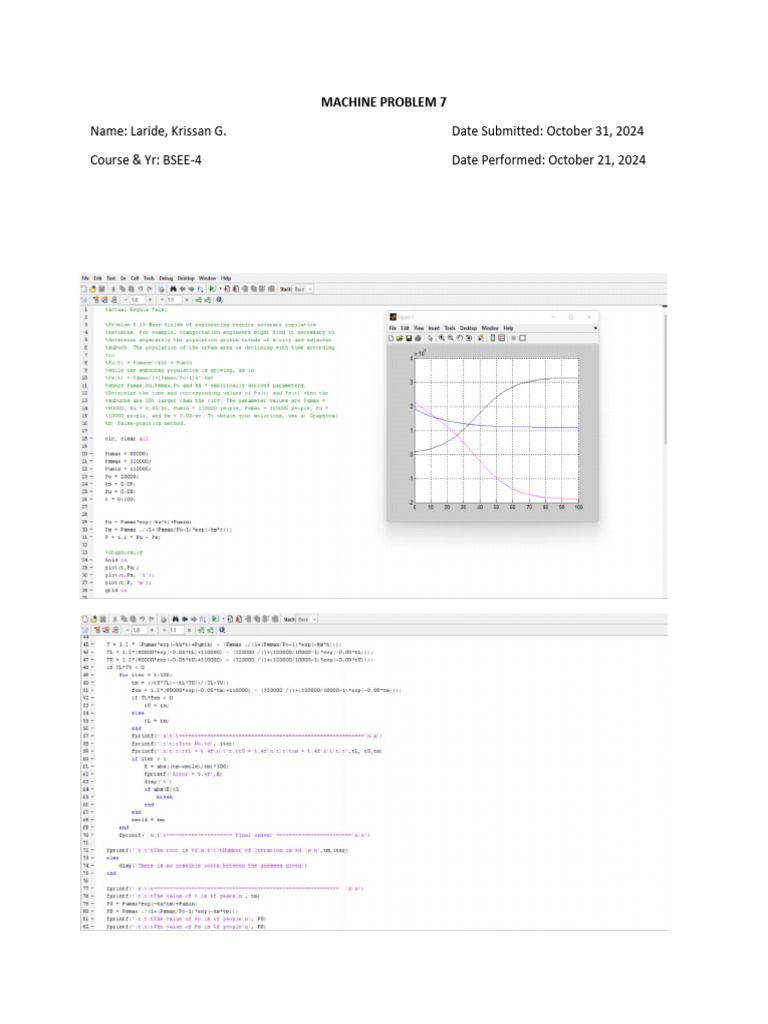 Machine Problem 7 | PDF