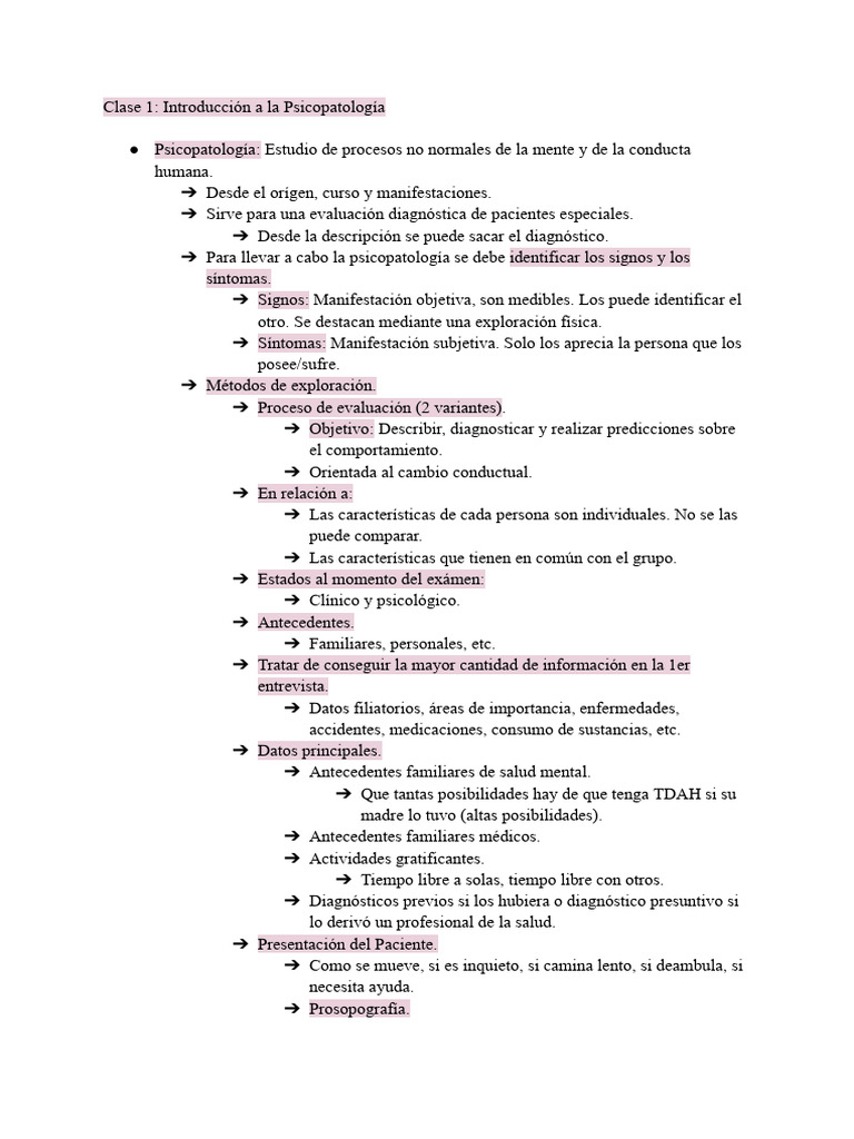 Introducción a la Psicopatología y Atención | PDF | Alucinación | Atención