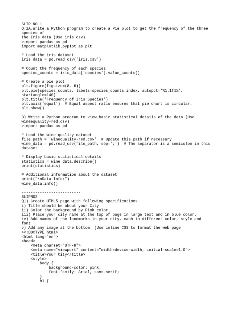 Python and HTML Projects for Data Visualization | PDF | Computing