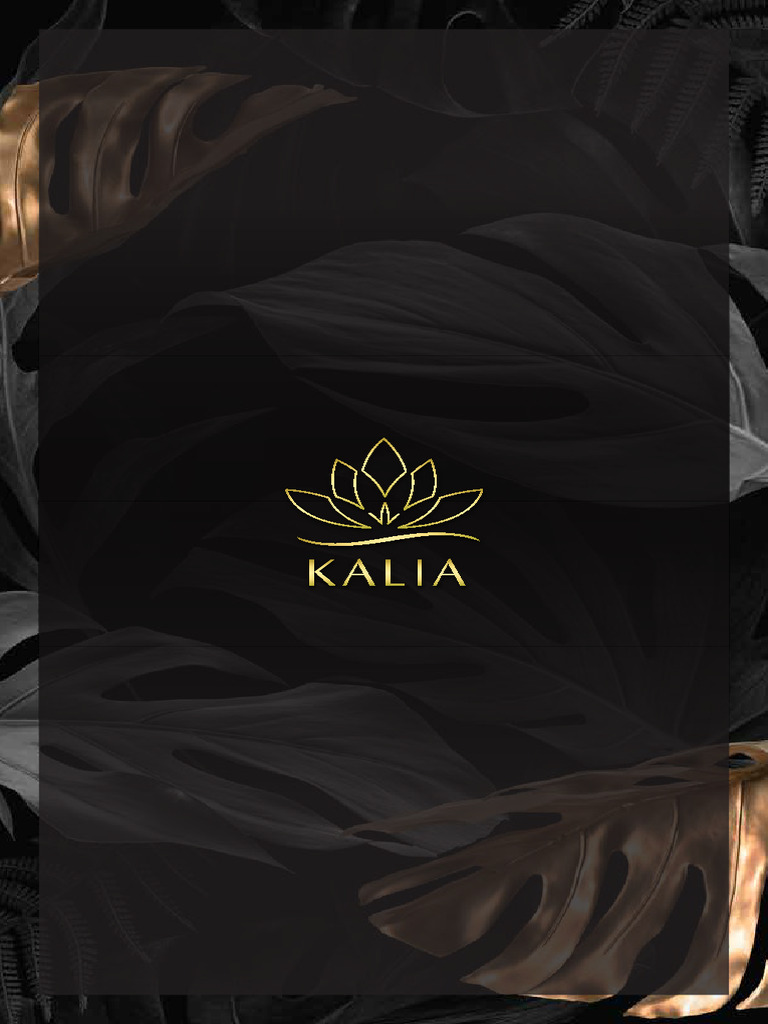 Kalia Restaurant Menu Highlights | PDF | Cuisine | Foods