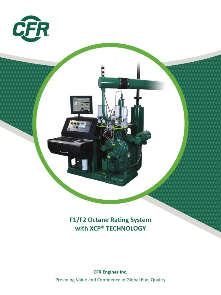 CFR F1/F2 Octane Testing System | PDF | Carburetor | Engines