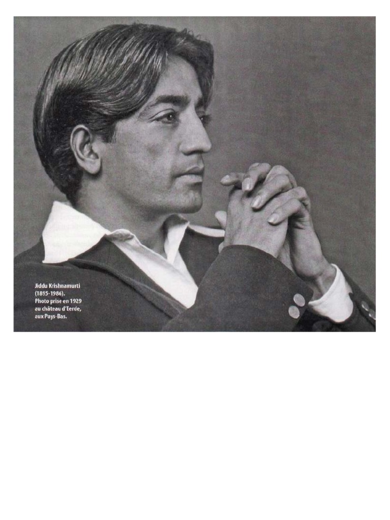 3 Clés Pour Comprendre Jiddu Krishnamurti, Par Andrée Maman | PDF ...