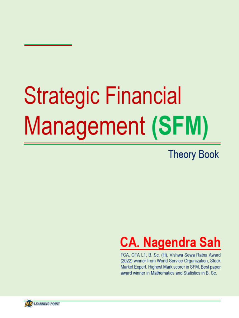 SFM Theory Book by CA Nagendra Sah | PDF | Cryptocurrency | Securitization
