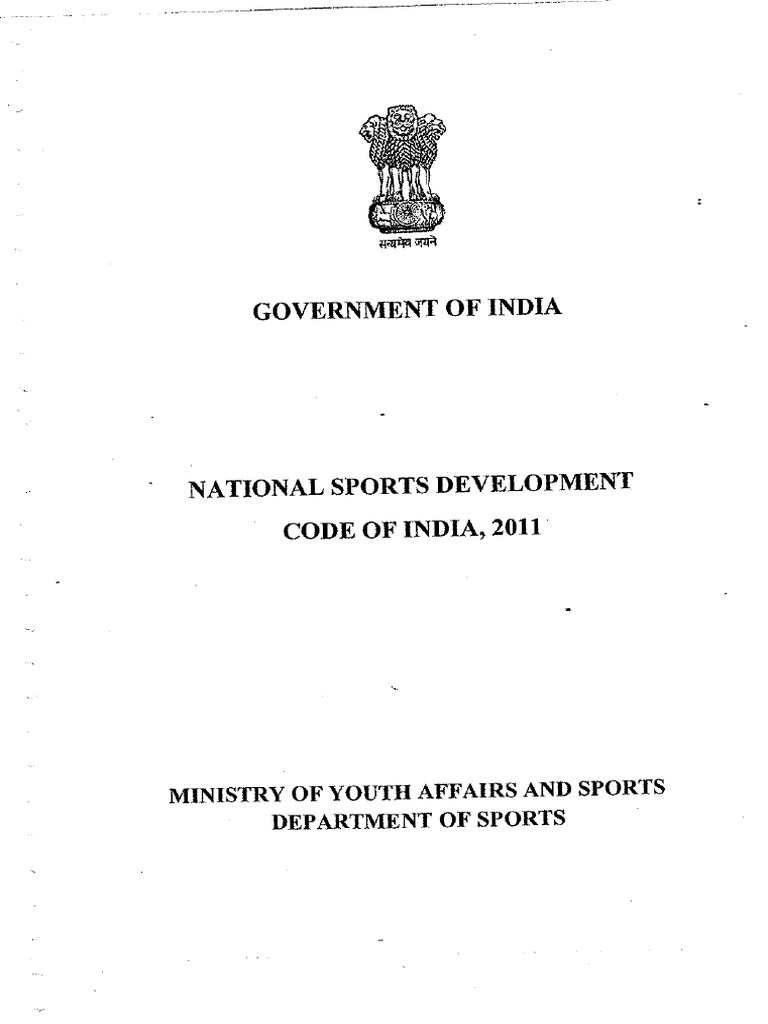 National Sports Development Code 2011 | PDF | Cost Of Living | National ...