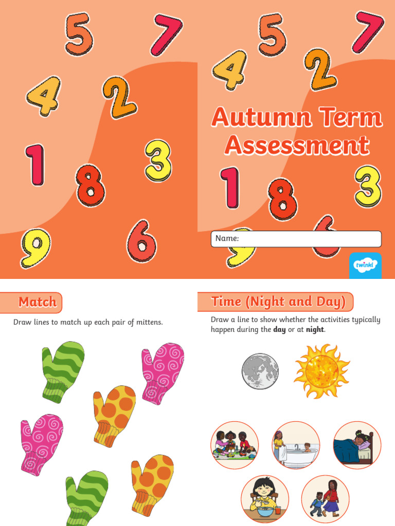 EYFS Autumn Maths Assessment Guide | PDF | Leaf