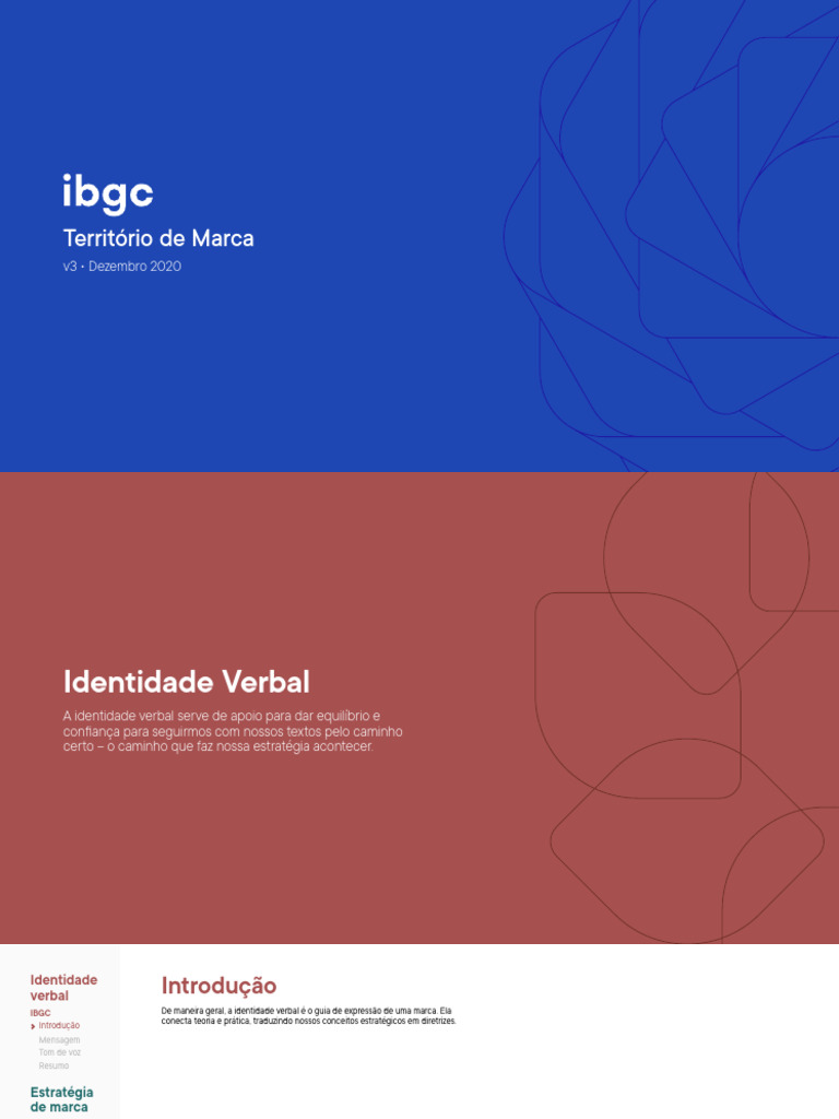 Guia de Identidade Verbal e Visual IBGC | PDF | Cor | Tipografia