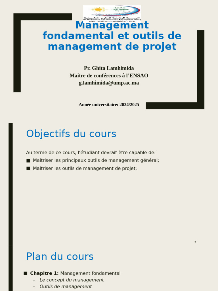 Management Fondamental et Outils Associés | PDF | Motivation | Motivant