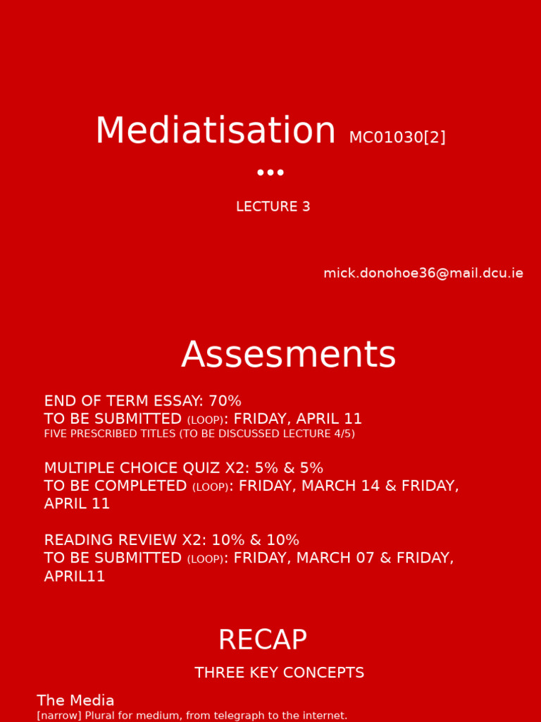 Understanding Mediatisation Concepts | PDF | Communication | News
