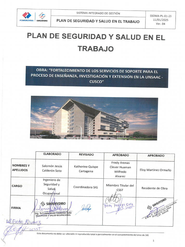 Plan de SST 2025 | PDF