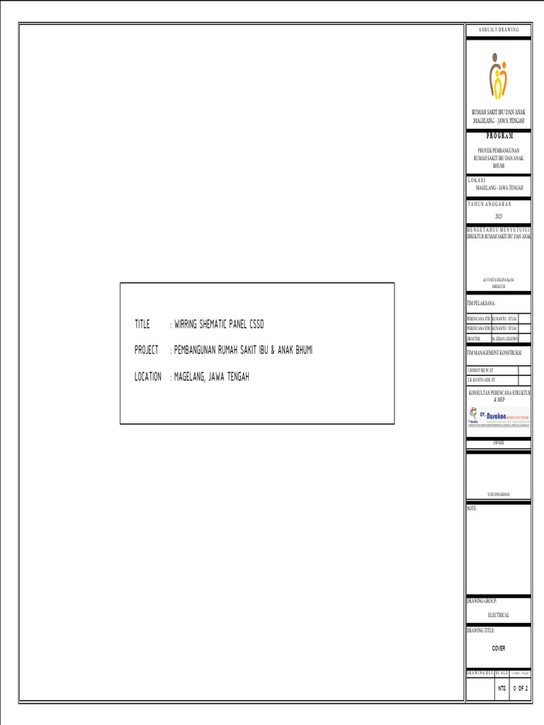 Skema Panel CSSD Rumah Sakit Ibu Anak | PDF