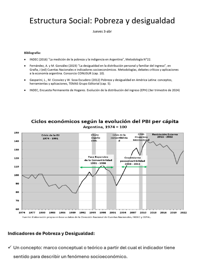 Pobreza y Desigualdad en Argentina | PDF | Desigualdad social ...