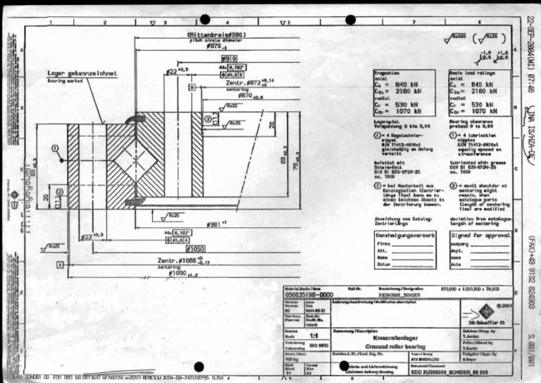 Turn Table Bearing INA | PDF