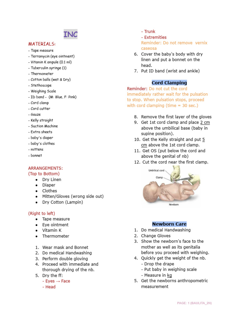 HANDLING_20AND_20ASSISTING_20DELIVERY_20_20NEWBORN_20CARE | PDF ...