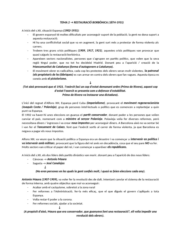 Tema 2 Apunts Classe | PDF