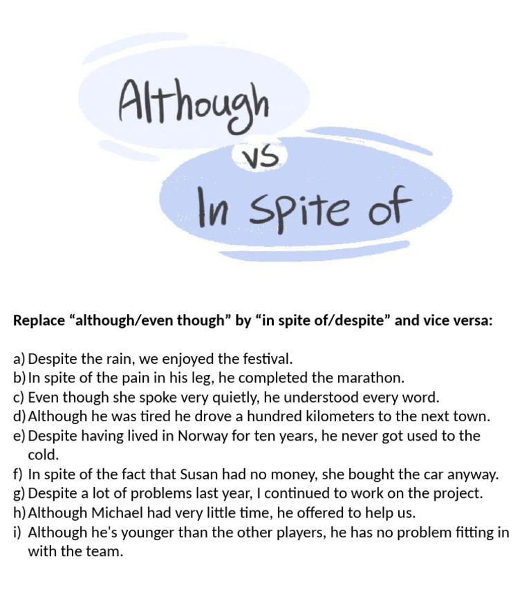 Linking Words Exercise Pdf