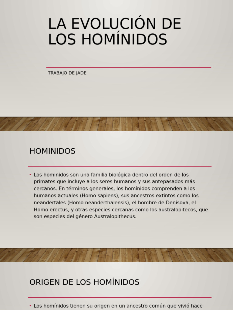 Evolución de los Hominidos y Neandertales | PDF | Homo | neanderthal