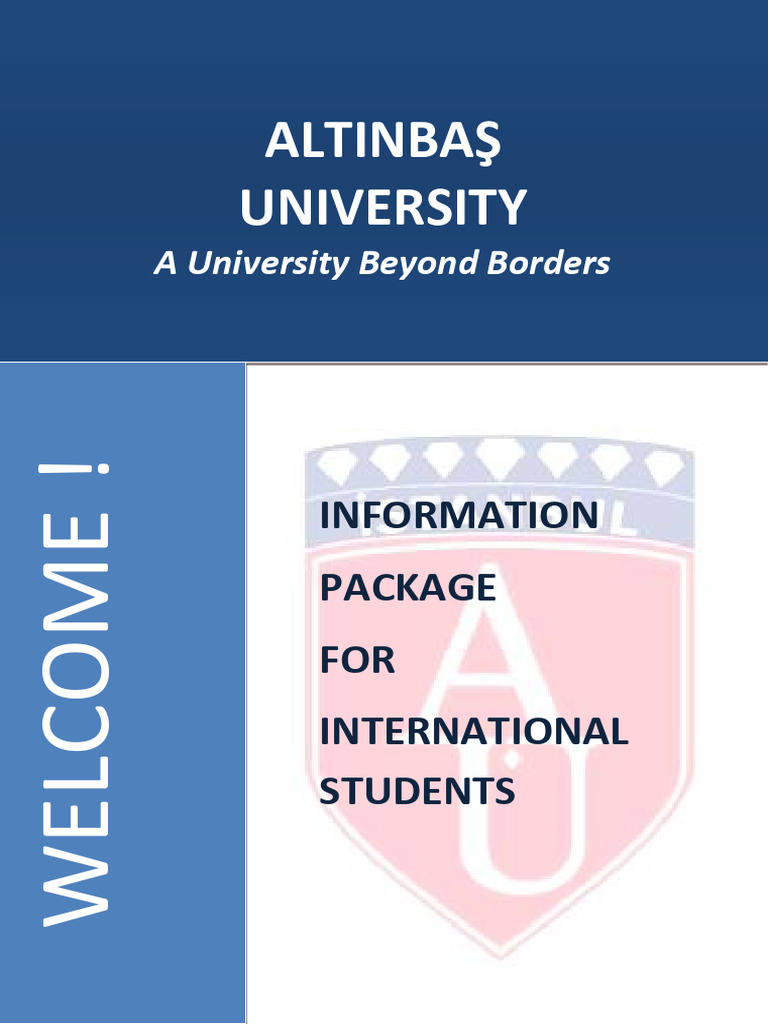 Altınbaş University International Student Guide | PDF | Travel Visa ...
