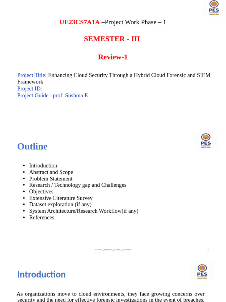Review-1 Template | PDF