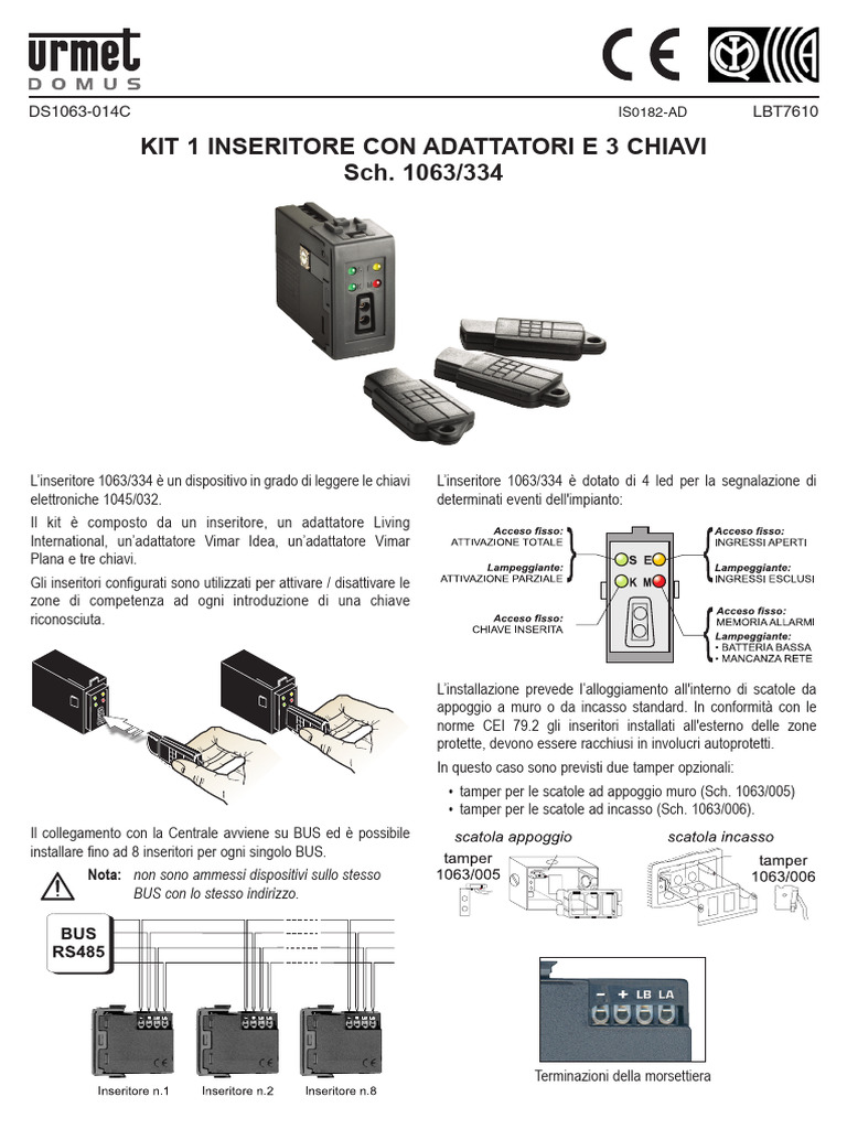 1063-334 - DS1063-014C - Installation and Use Manual - 122978 | PDF