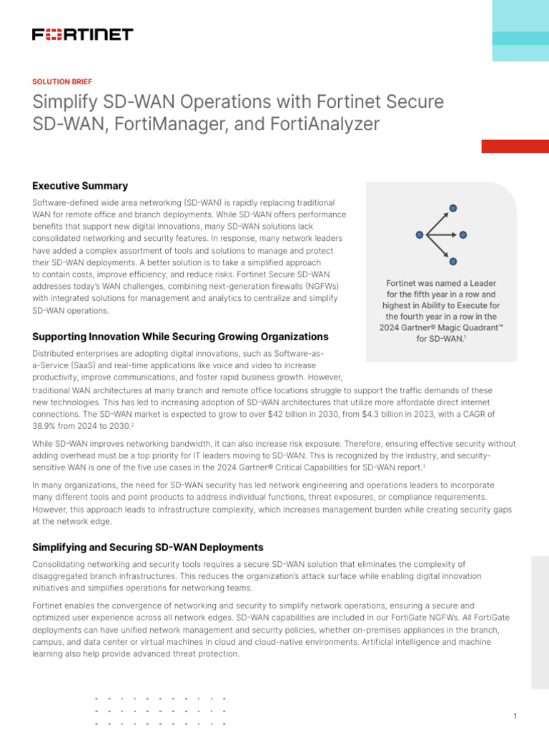 SB SD Wan Simplified Operations | PDF | Computer Security | Security
