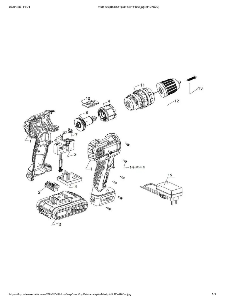 vista+explodida+pid+12v-640w | PDF