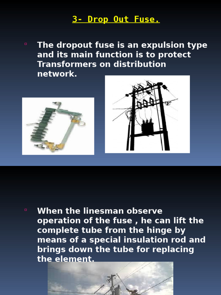 Drop Out Fuse: Transformer Protection Guide | PDF | Fuse (Electrical ...