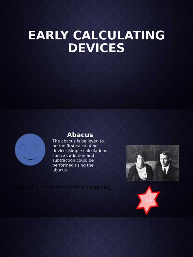 Early Calculating Devices | PDF