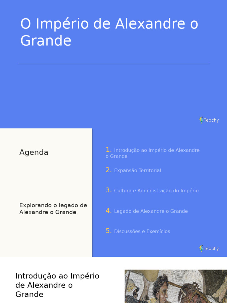 Legado e Conquistas de Alexandre o Grande | PDF | Alexandre, o Grande ...