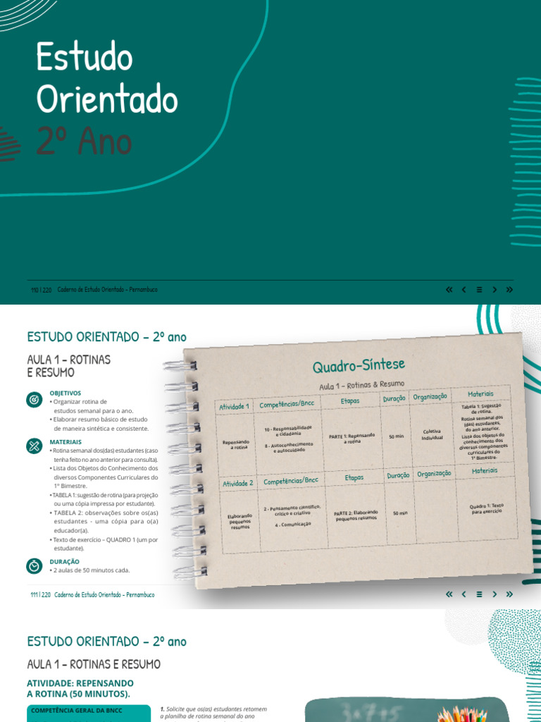 Rotinas de Estudo e Resumos para 2º Ano | PDF | Água | Esparta