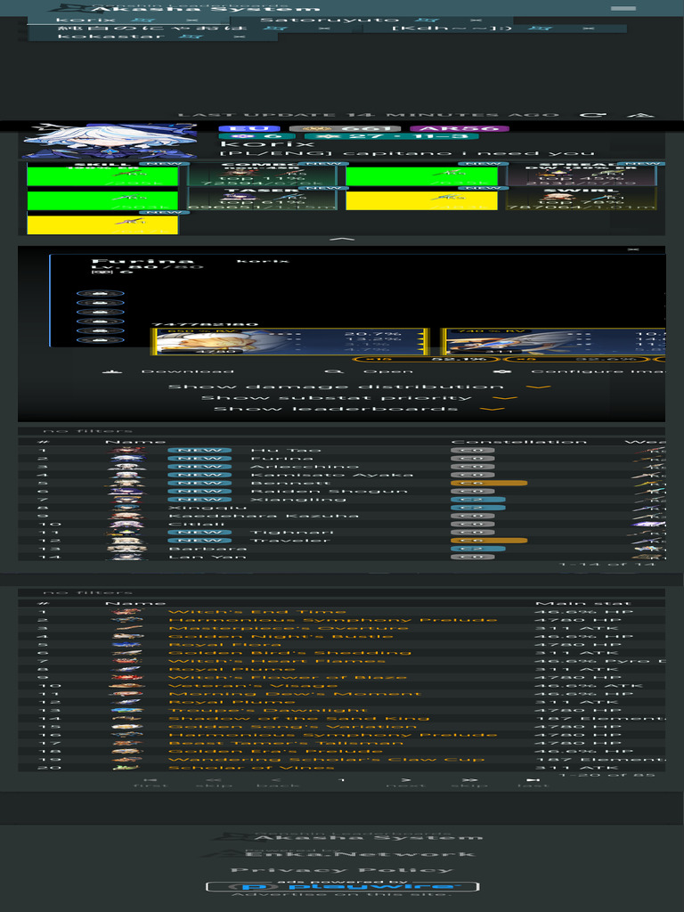 Korix's Profile Akasha System 2 | PDF