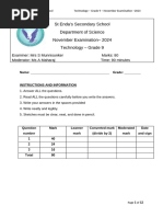 Grade 9 Technology Mini PAT 2025 | PDF