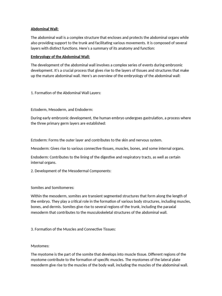 Abdominal Wall and Hernias | PDF | Vein | Abdomen
