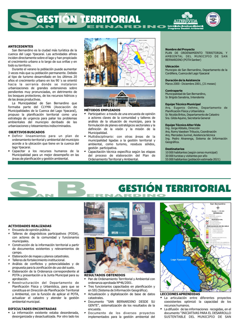 200909281009210.pota San Bernardino | PDF | Planificación