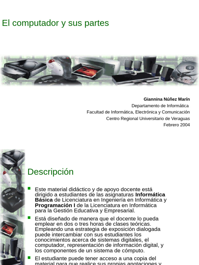 Intro Comput Ac I On | PDF | Hardware de la computadora | Programación