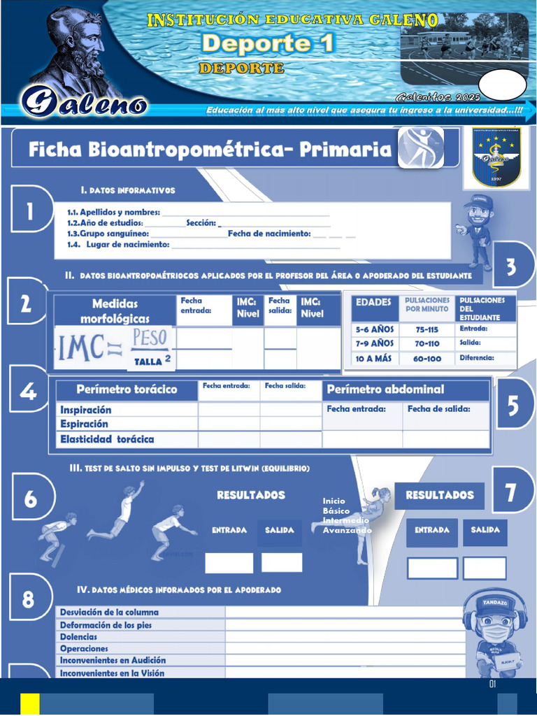 Deportes Ficha N 01 | PDF