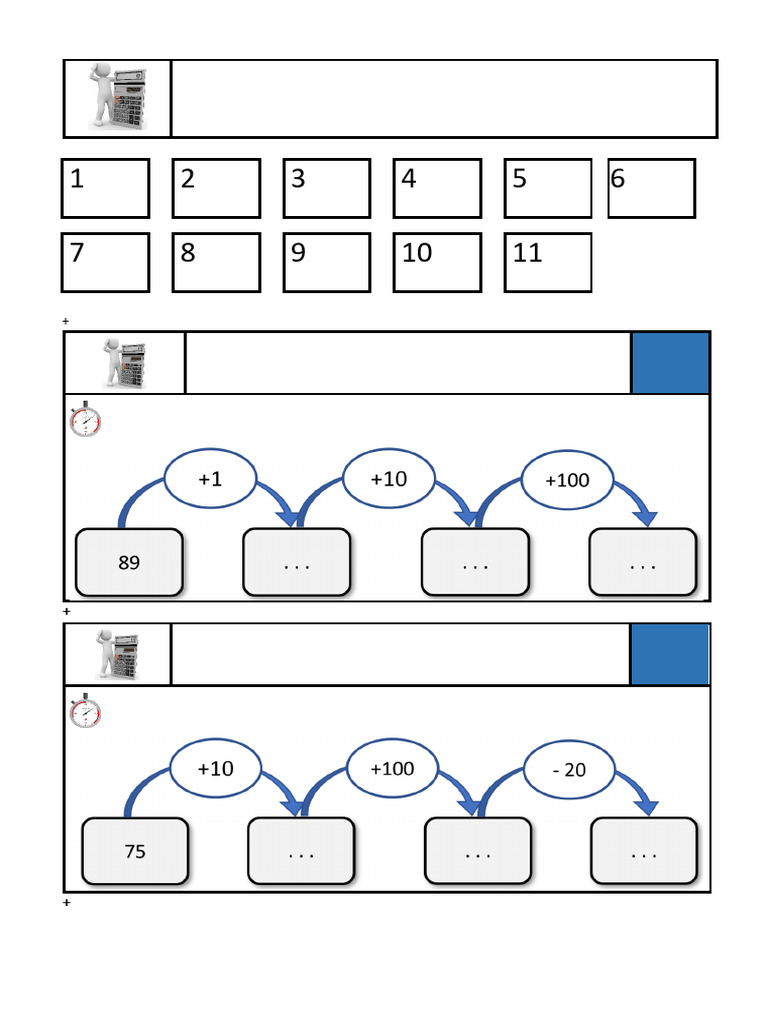 Math Operations Practice Exercises | PDF