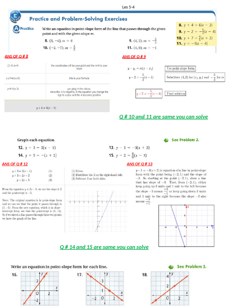 Lesson 5-4 - 1633501392 | PDF