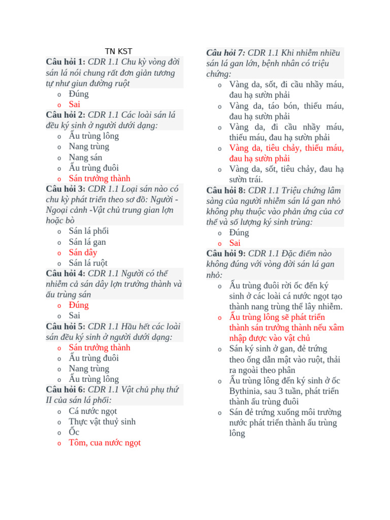 TN KST2 | PDF