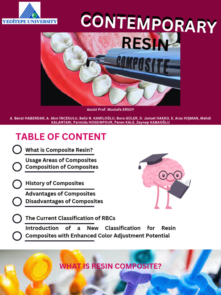 Contemporary Resin Composite | PDF | Dental Composite | Composite Material