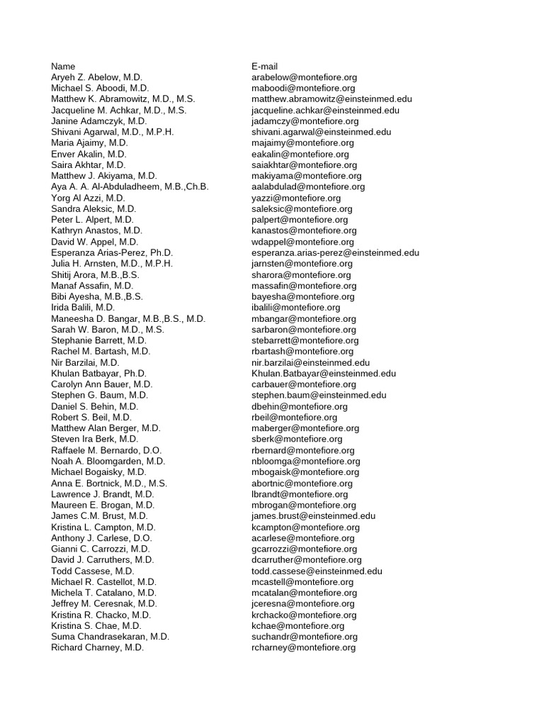 Montefiore 381 | PDF | Academic Degree | Qualifications