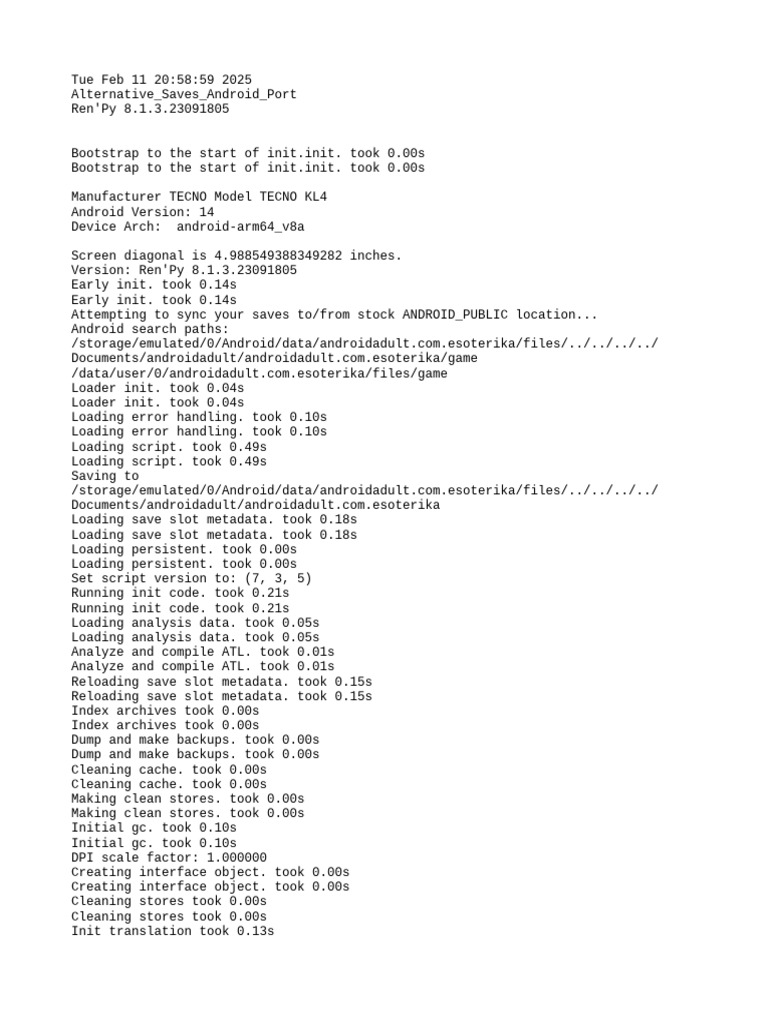 Esoterika Game Save Initialization | PDF | Computing | Software