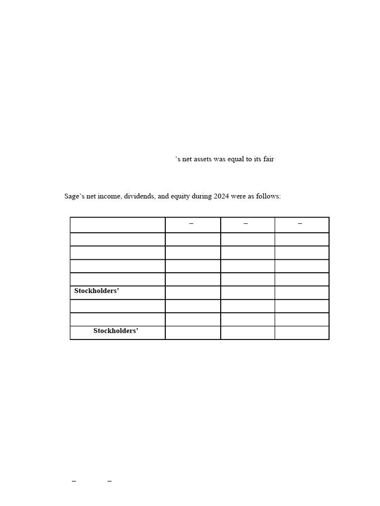 Soal Tugas Lab 9 - Changes in Ownership Interests | PDF | Equity ...
