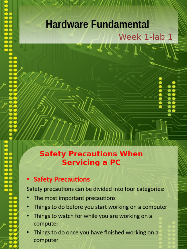 Week1-_Lesson2_S1-2025 | PDF | Electrical Engineering | Computer Hardware
