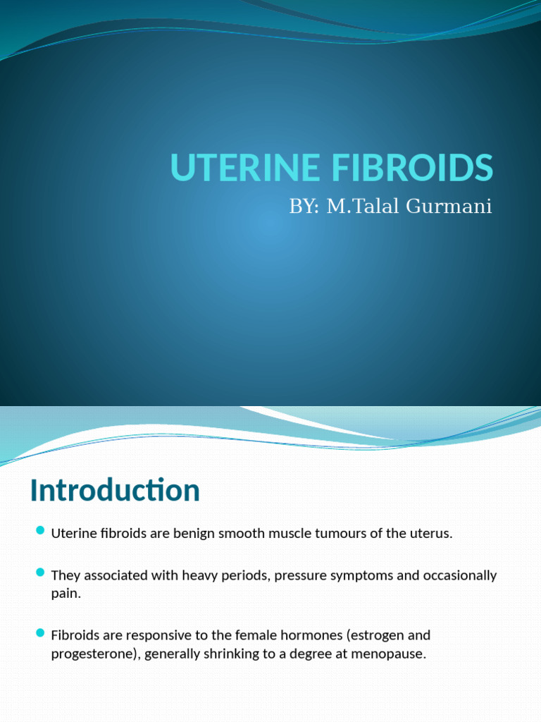 Fibroid 3rd Yr-1 | PDF