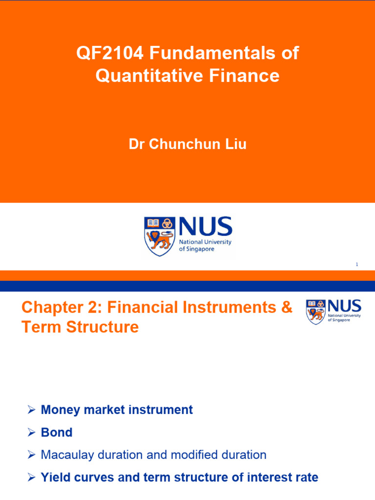 Financial Instruments Overview | PDF | Bonds (Finance) | United States ...