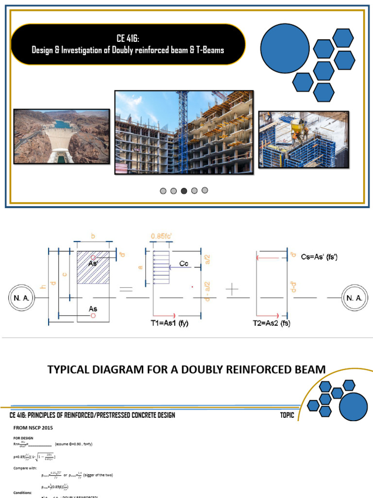 Doubly Reinforced Beam Design Guide | PDF | Structural Engineering ...