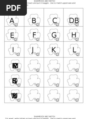 Shamrock ABC Match