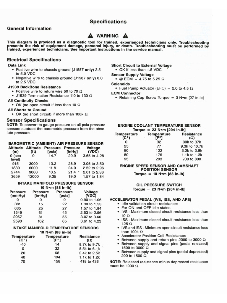 CM850 Troubleshooting Specification Sensors Values (A4 Duplex Suelto) | PDF
